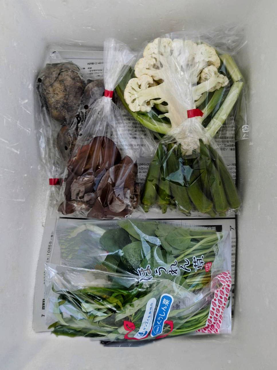 9月15日(月)･16日(火)に宅配予定の野菜のセットはこちらです！