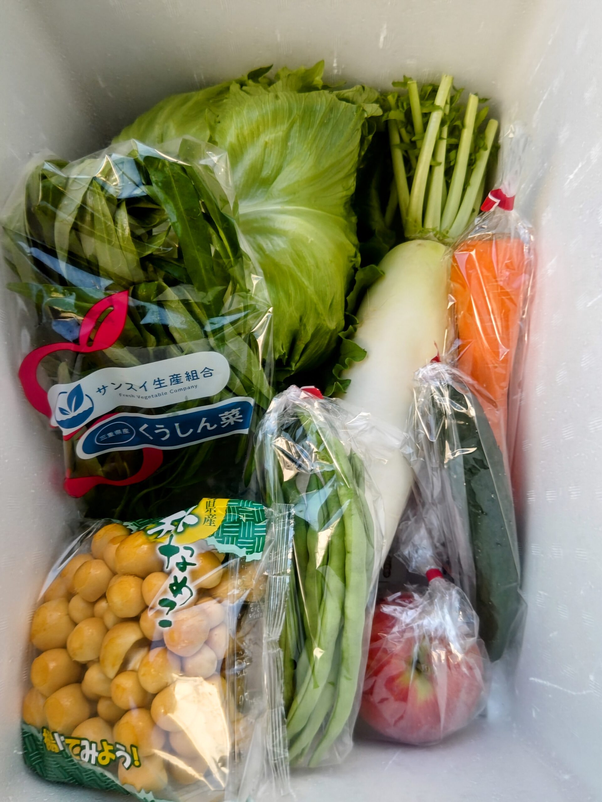 10月13日(月)･14日(火)に宅配予定の野菜のセットはこちらです！