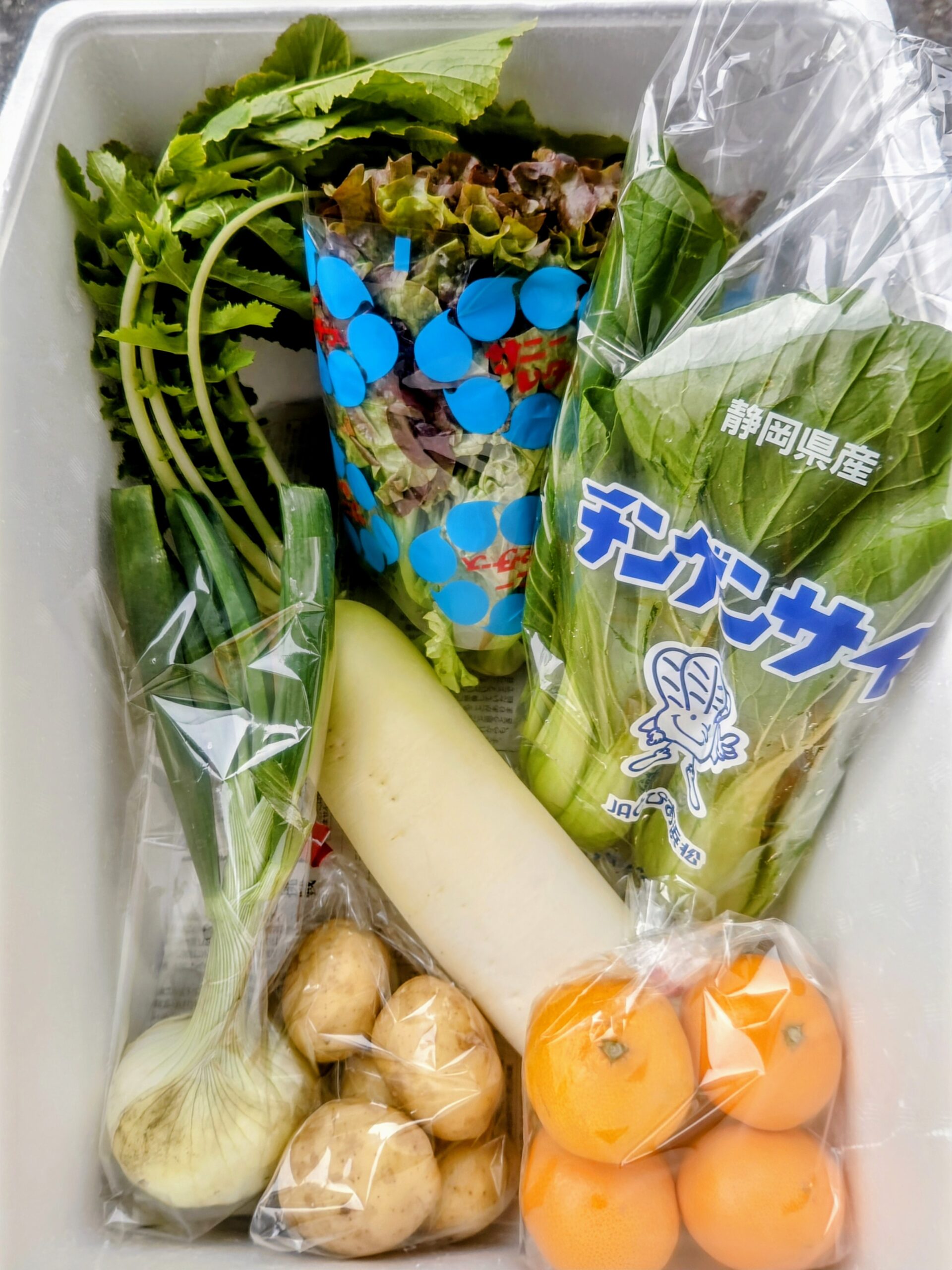 12月1日(月)に宅配予定の野菜のセットはこちらです！