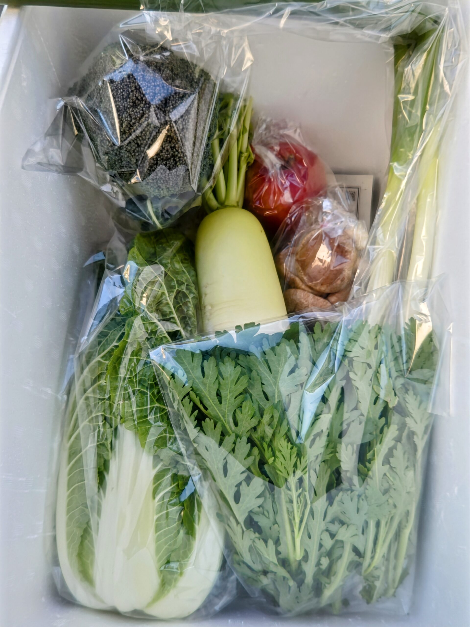 12月18日(木)に宅配予定の野菜のセットはこちらです！