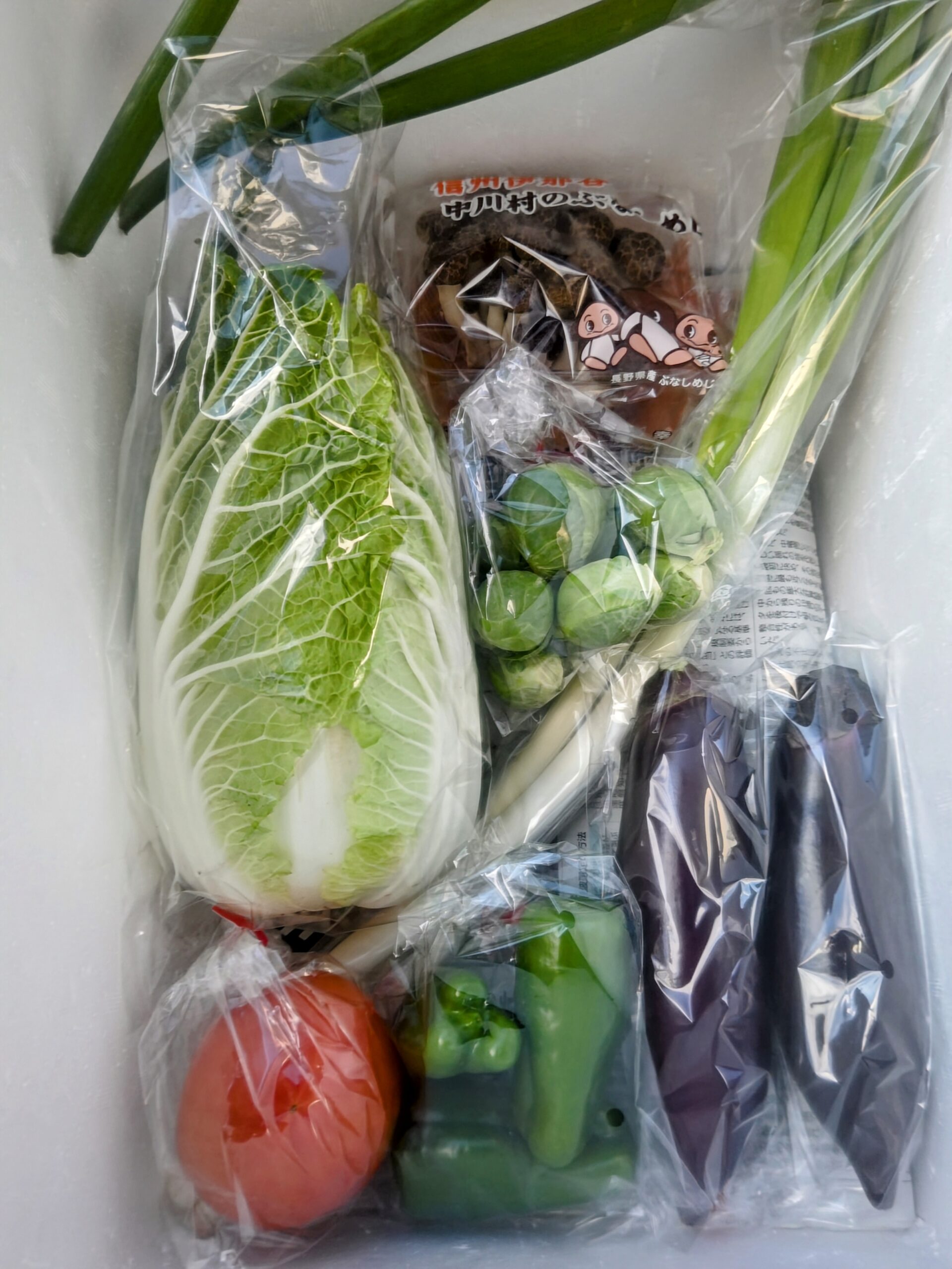 1月12日(月)に宅配予定の野菜のセットはこちらです！