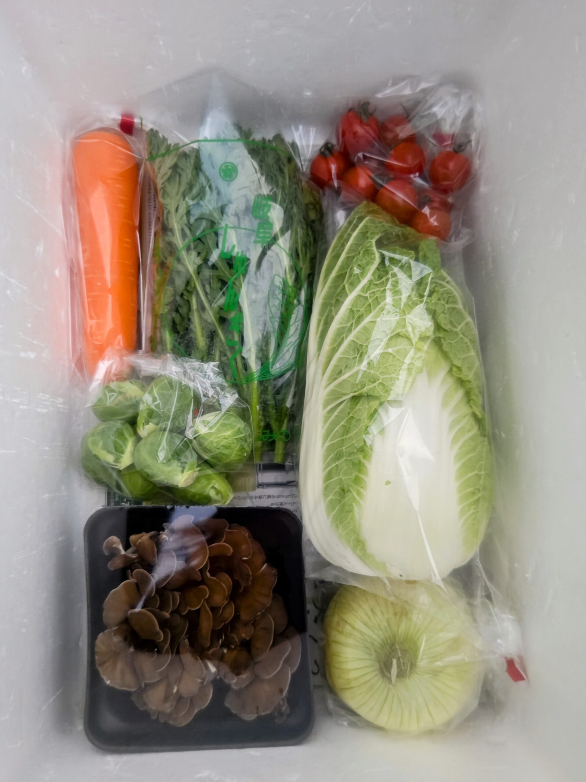 1月29日(木)に宅配予定の野菜のセットはこちらです！