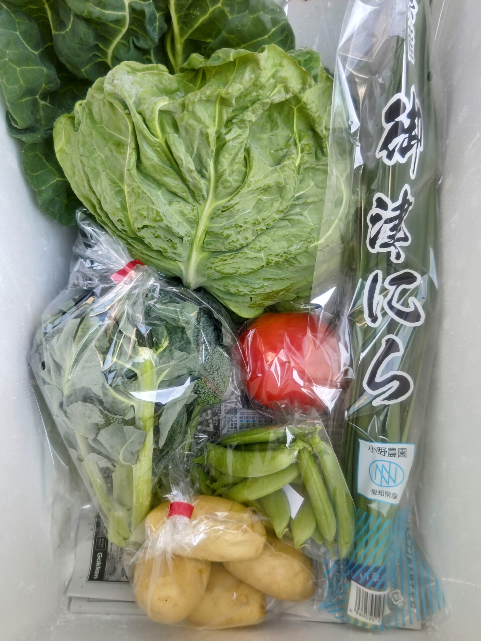 4月2日(木)に宅配予定の野菜のセットはこちらです！