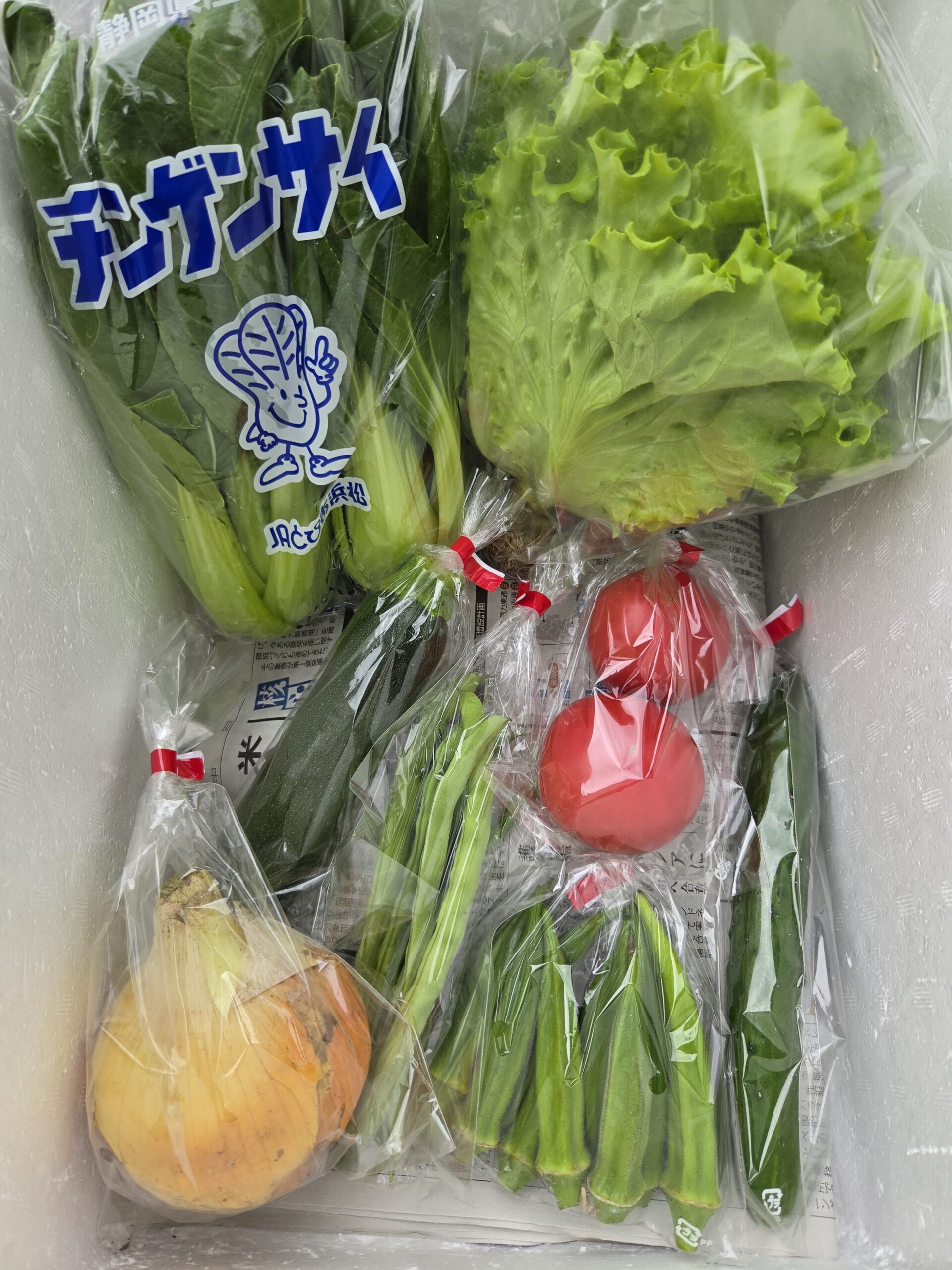 6月8日(月)に宅配予定の野菜のセットはこちらです！
