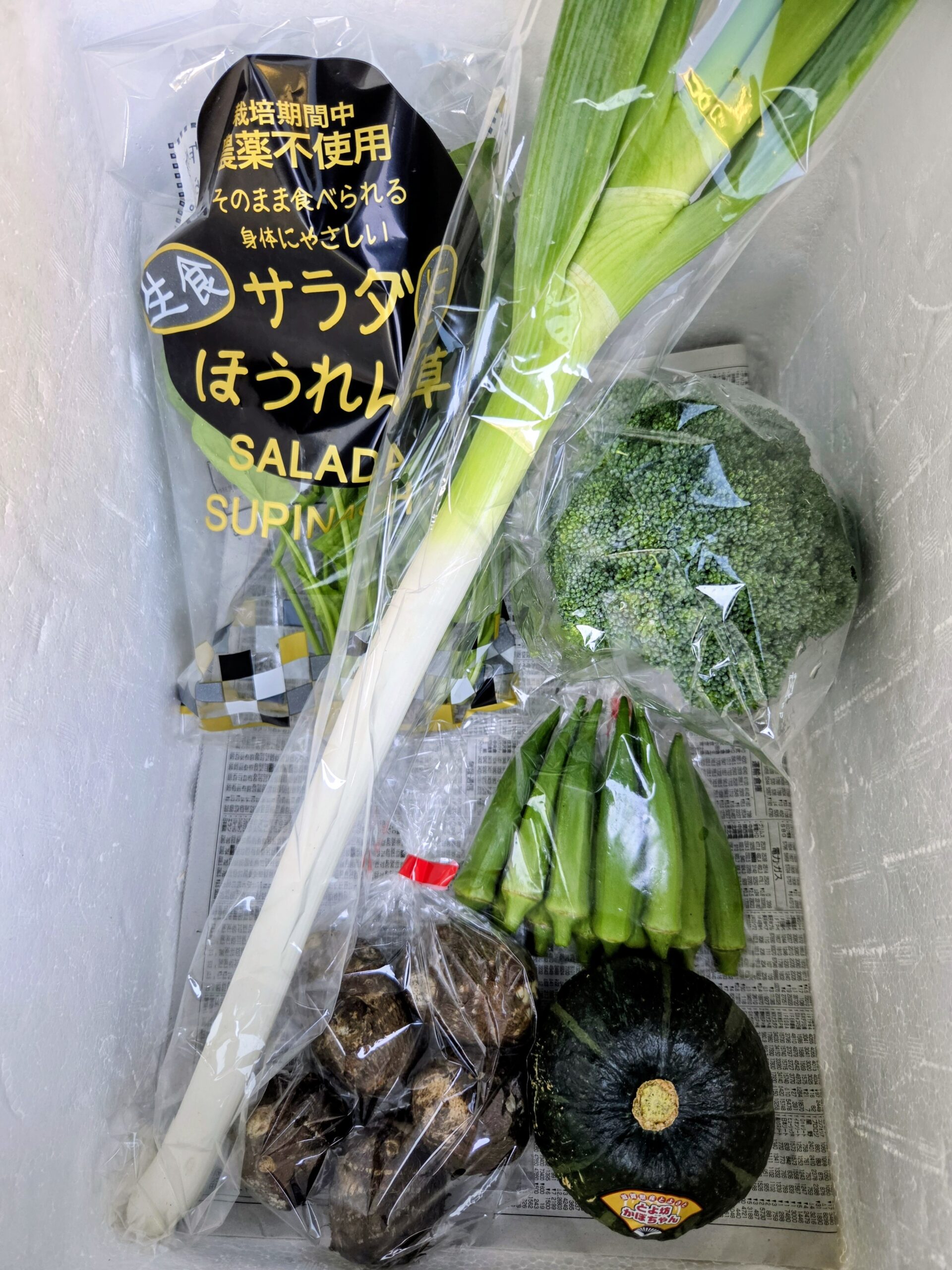 8月24日(月)に宅配予定の野菜のセットはこちらです！