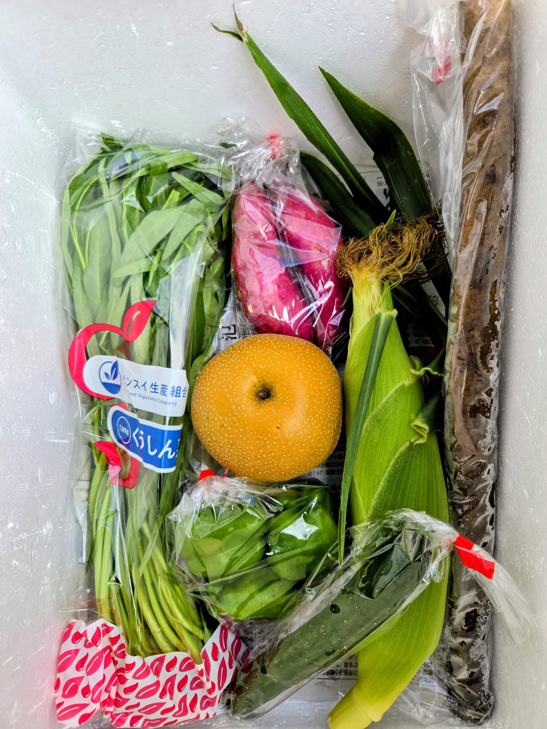 8月31日(月)に宅配予定の野菜のセットはこちらです！