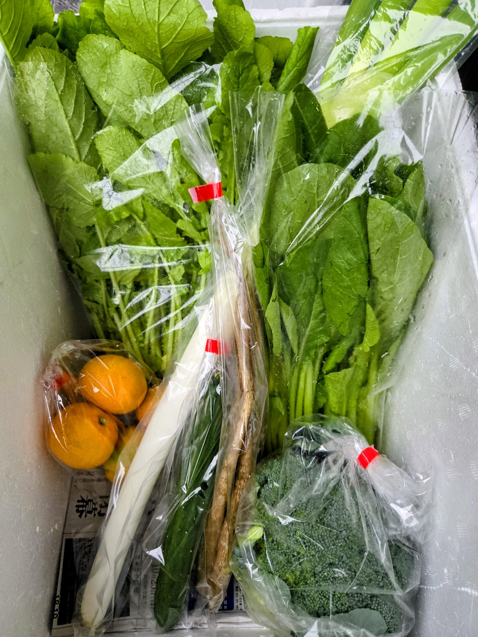 10月26日(月)に宅配予定の野菜のセットはこちらです！